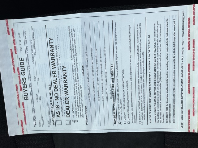 2024 Subaru Outback (U12269)