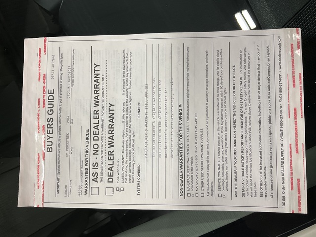 2024 Subaru Crosstrek (U12388)