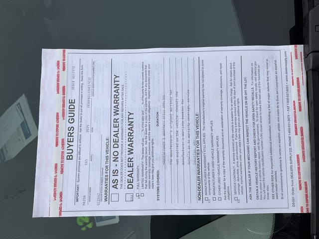 2025 Mazda CX-5 (U12447)