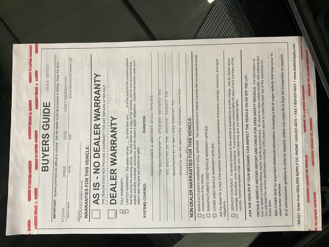 2023 Nissan Rogue (U2452)