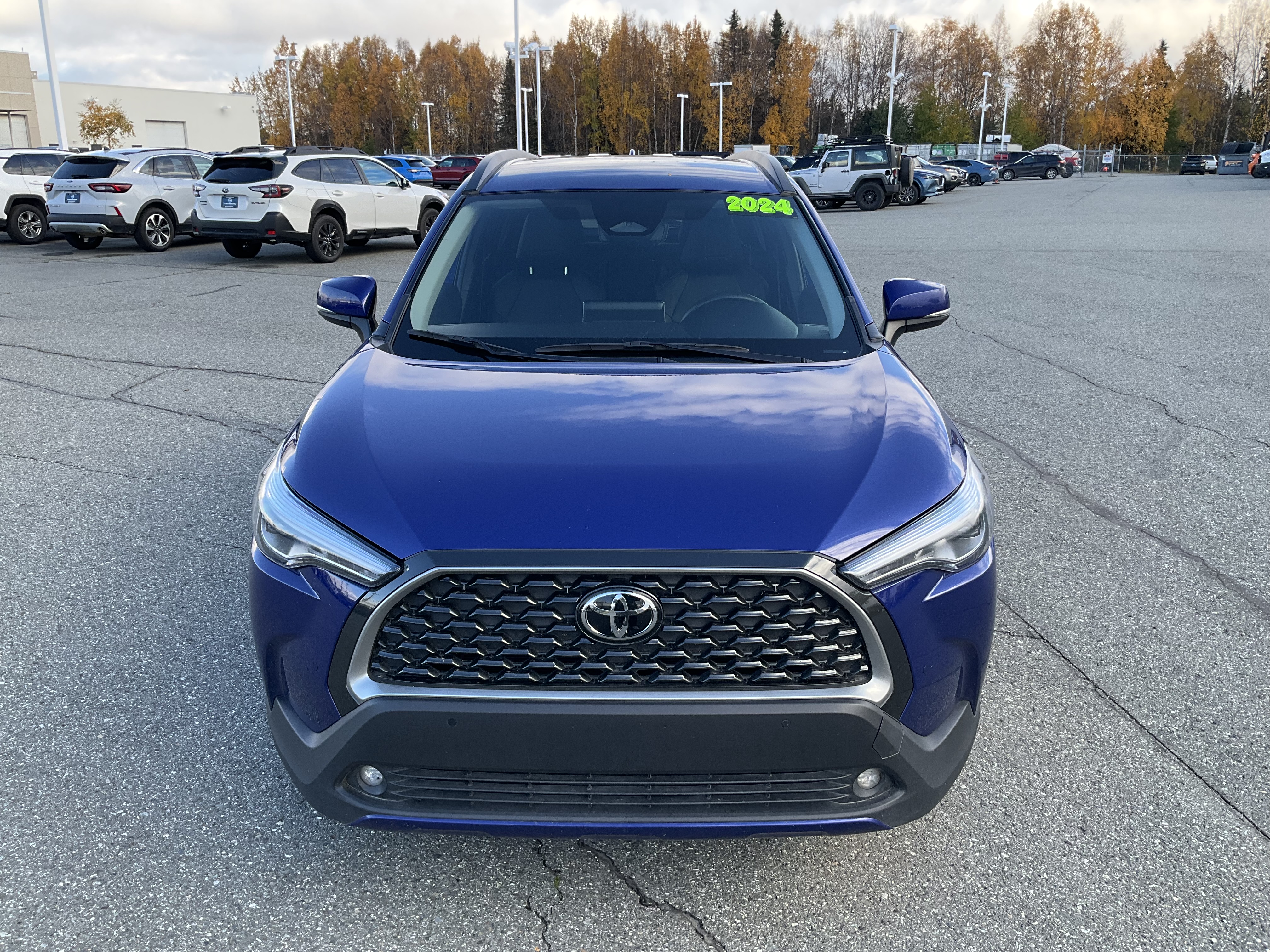 Used 2024 Blue Crush Metallic Toyota XLE image 2