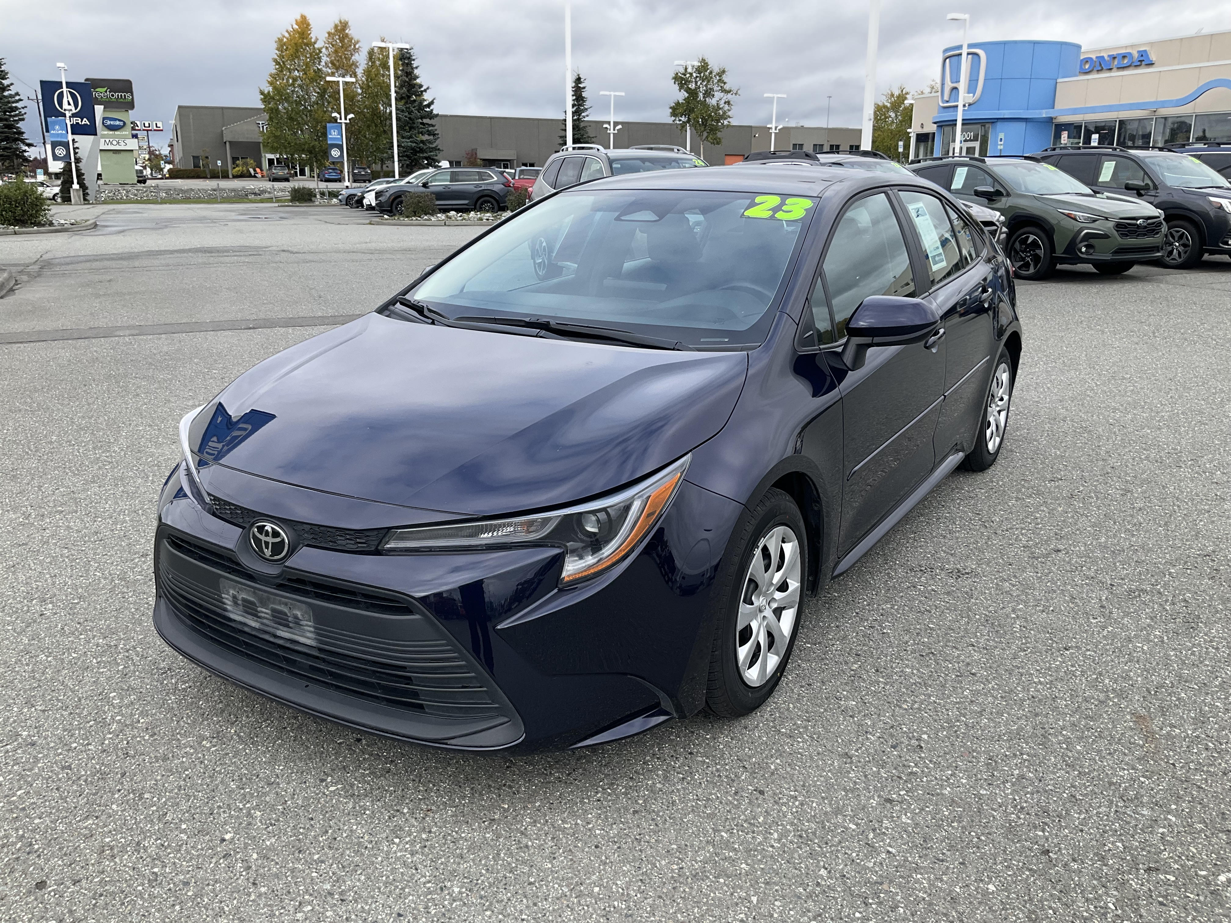 Used 2023 Toyota Corolla LE with VIN 5YFB4MDEXPP013848 for sale in Anchorage, AK