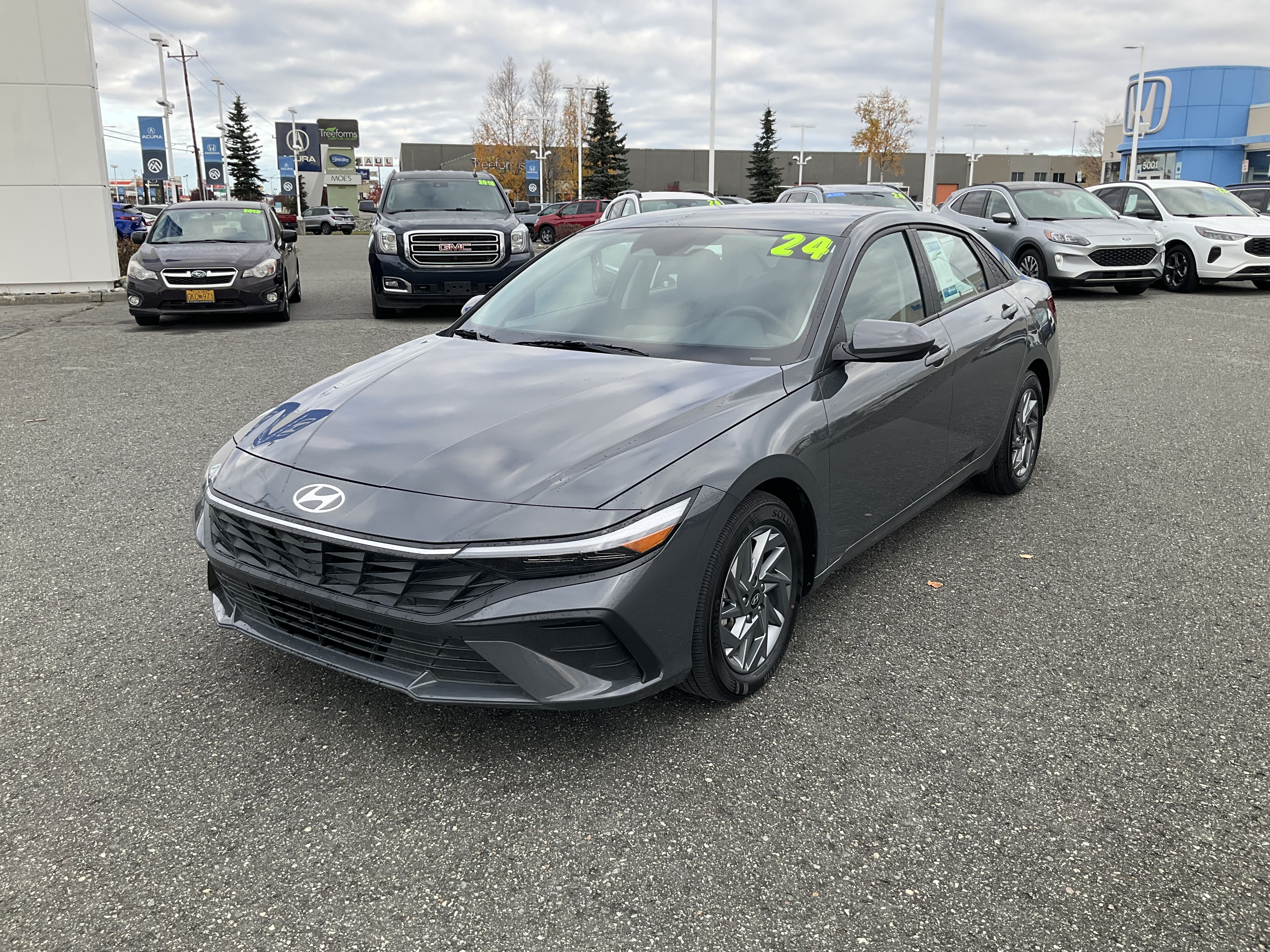 Used 2024 Hyundai Elantra SEL with VIN KMHLM4DG4RU638060 for sale in Anchorage, AK