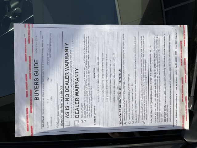 2023 Acura TLX (U5364)