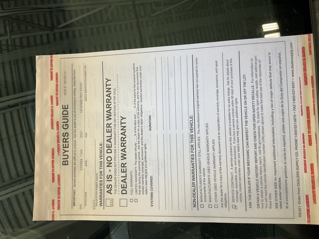 2021 GMC Sierra 1500 (U5407)
