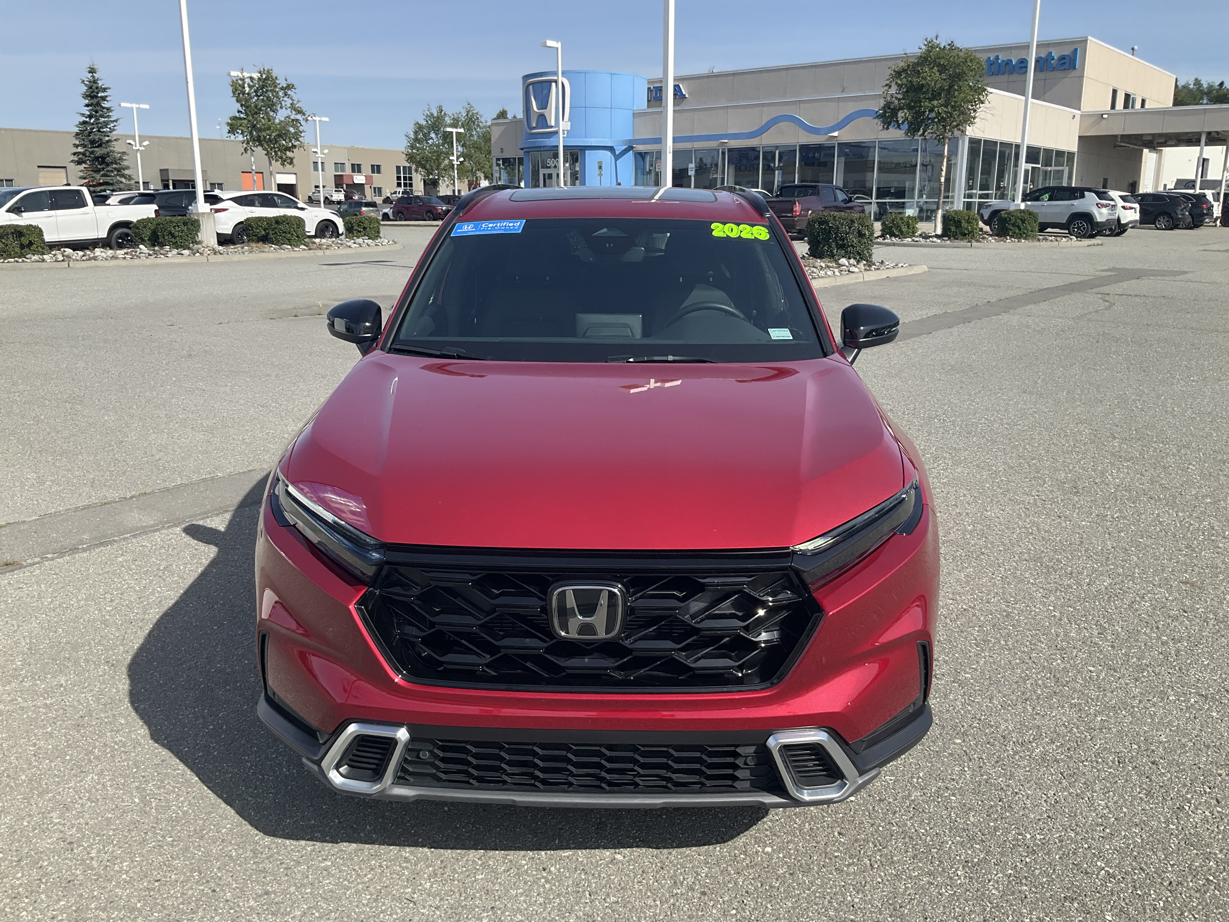 Certified Used 2026 Radiant Red Metallic Honda AWD Sport Touring Hybrid image 2