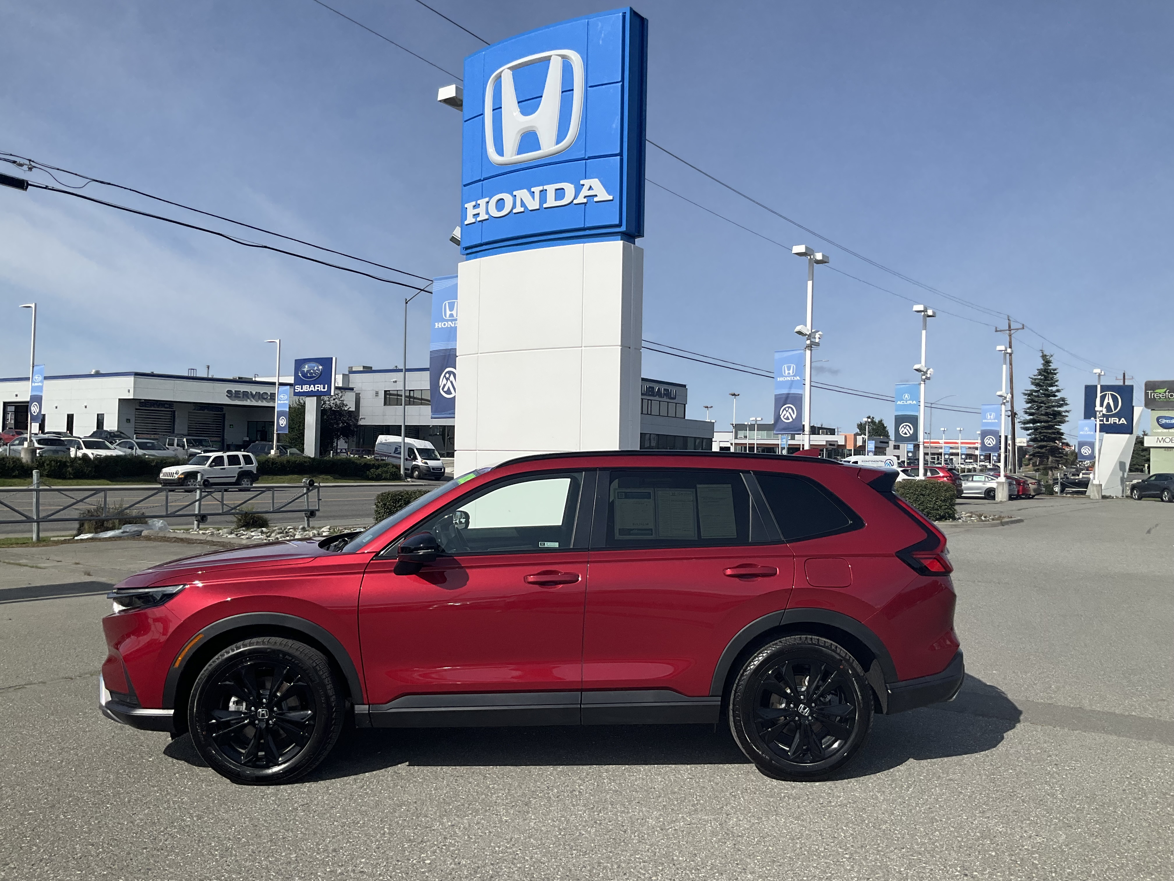Certified Used 2026 Radiant Red Metallic Honda AWD Sport Touring Hybrid image 3
