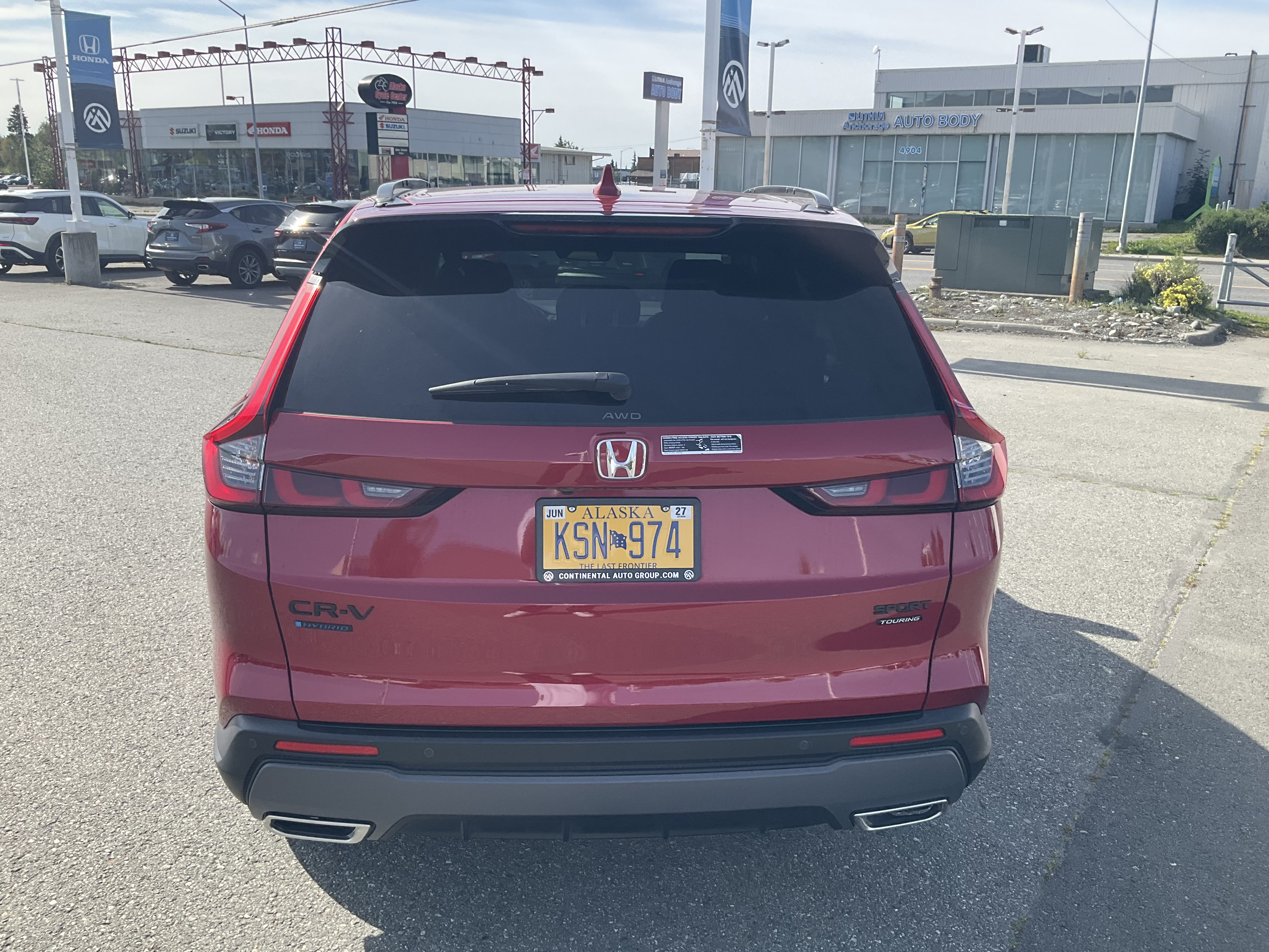 Certified Used 2026 Radiant Red Metallic Honda AWD Sport Touring Hybrid image 4