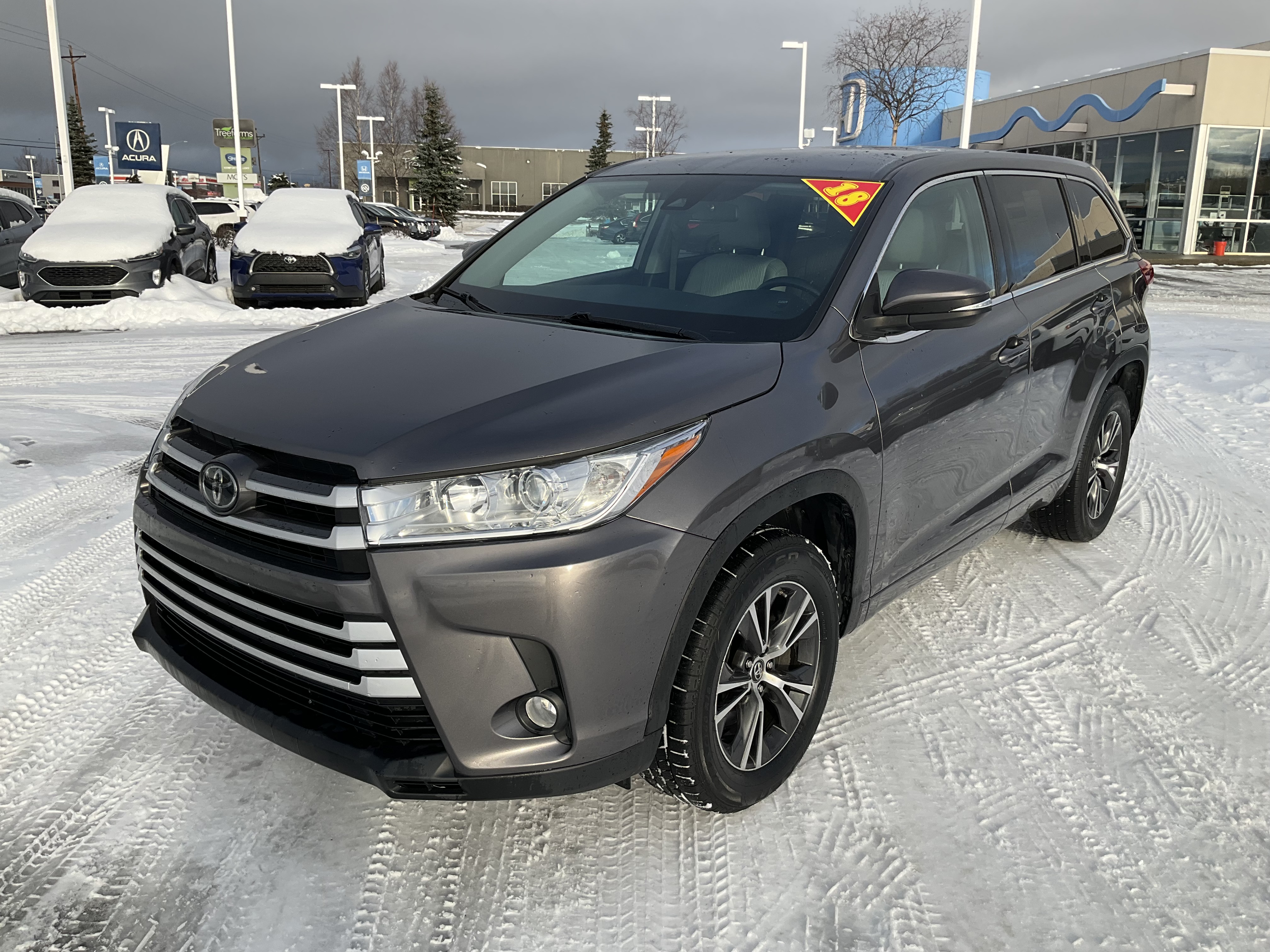 Used 2018 Toyota Highlander LE Plus with VIN 5TDZZRFH0JS284436 for sale in Anchorage, AK