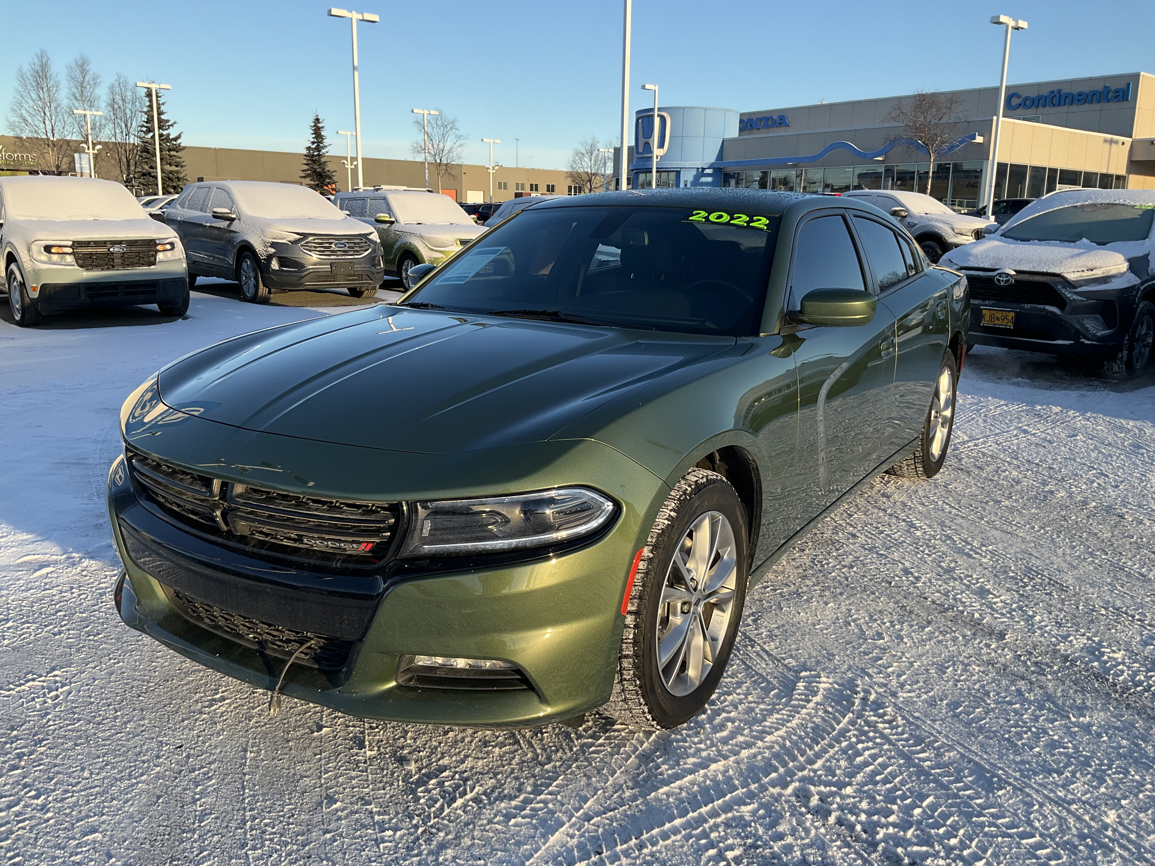 Used 2022 Dodge Charger SXT with VIN 2C3CDXJG4NH193671 for sale in Anchorage, AK