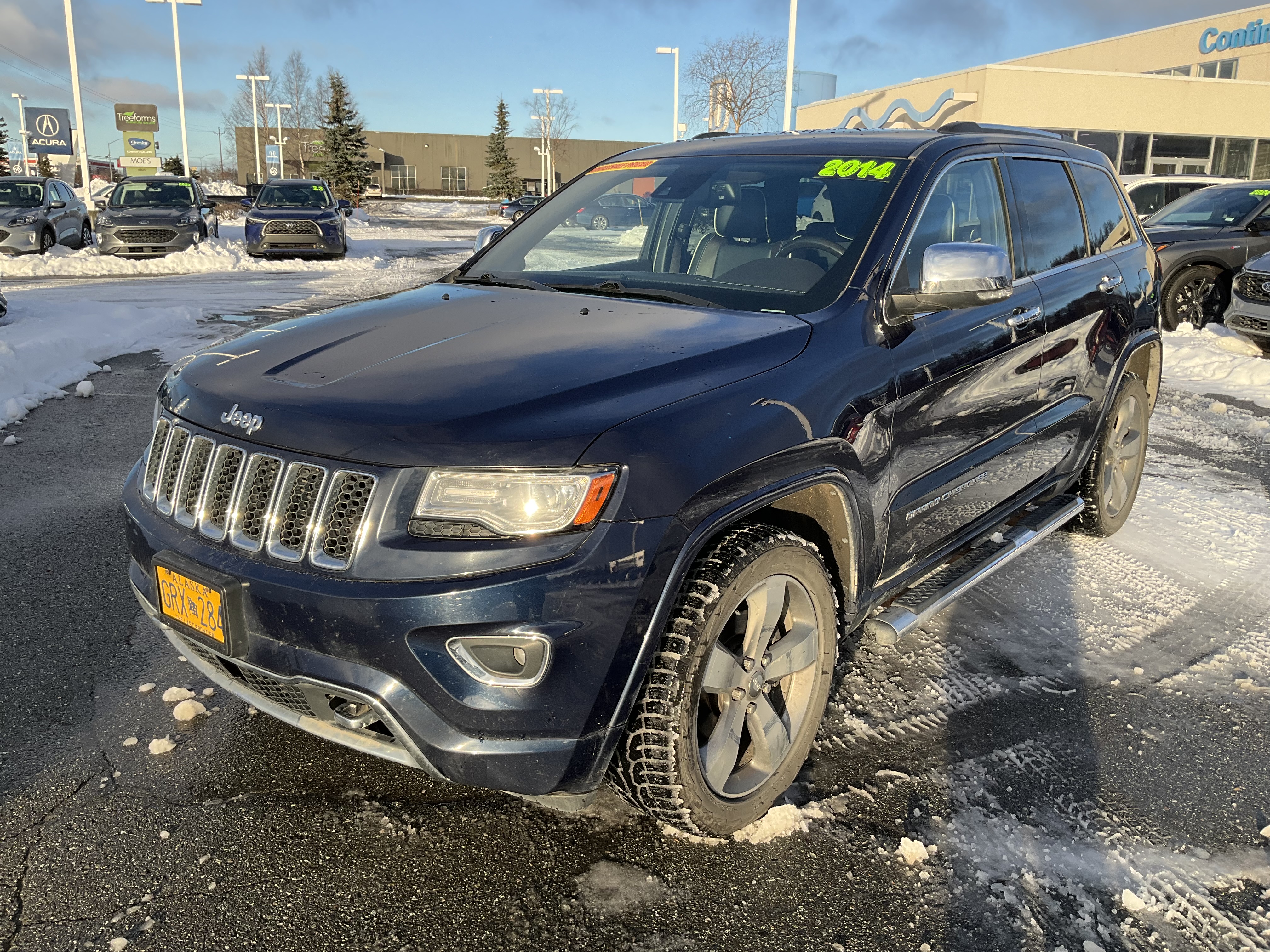 Used 2014 Jeep Grand Cherokee Overland with VIN 1C4RJFCG3EC162209 for sale in Anchorage, AK