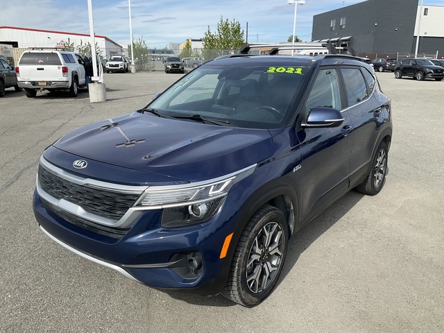 Used 2021 Kia Seltos EX with VIN KNDERCAA7M7182846 for sale in Anchorage, AK