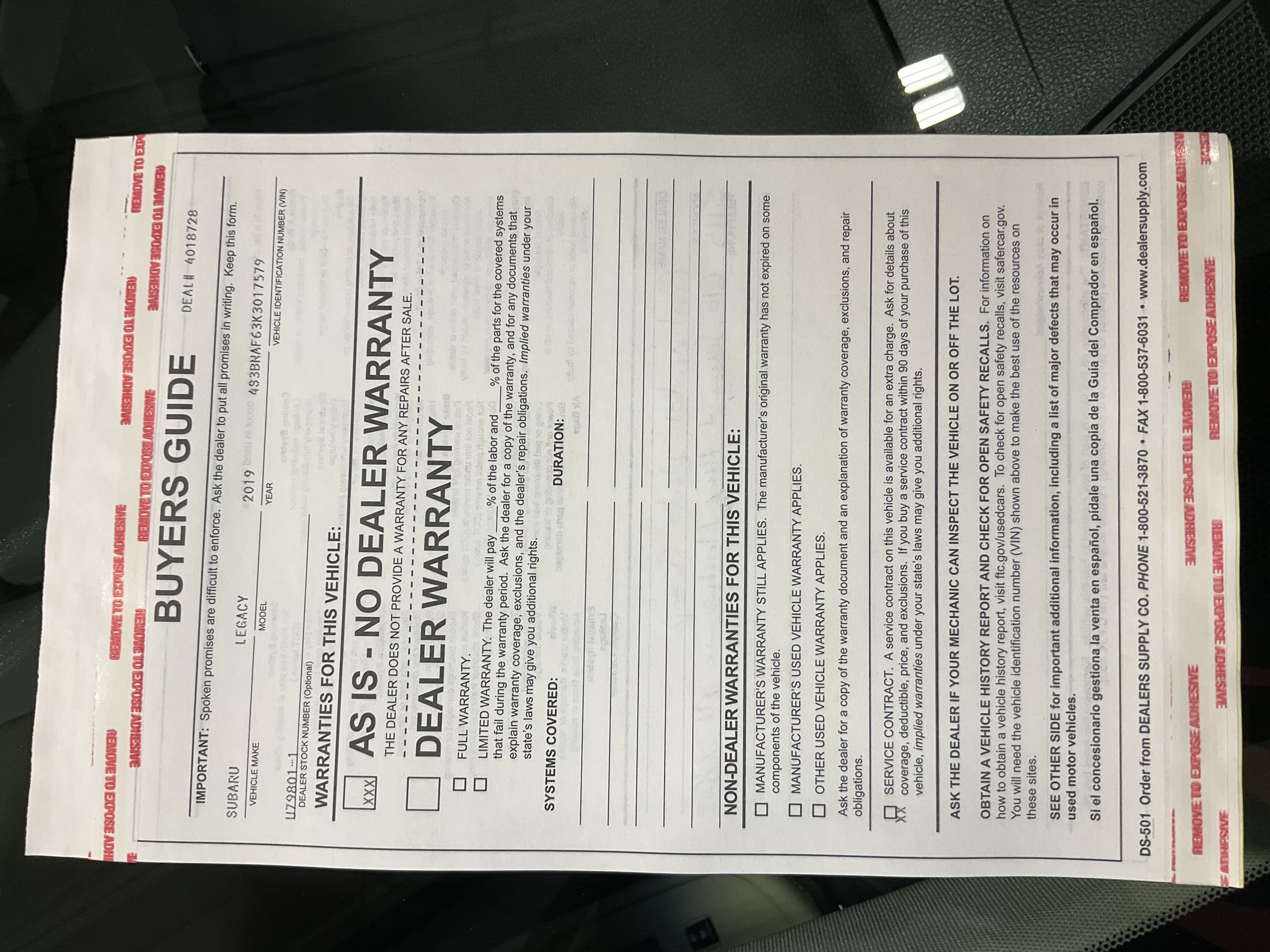 Used 2019 Gray Subaru Premium image 7